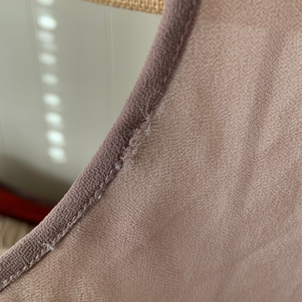 Sheer Racerback Button Up Tank - Picture 2 of 2